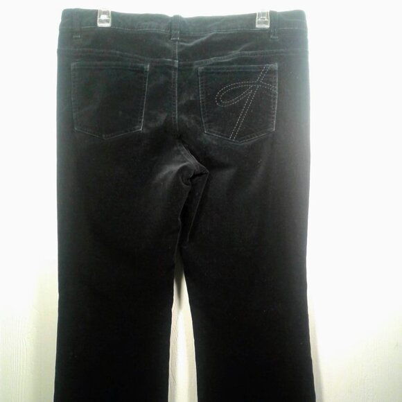 Black Thalia Sodi Velveteen Jeans Size: 1X - Picture 4 of 9